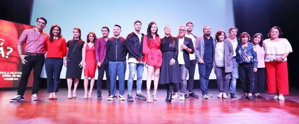 The cast and directors of the crime-drama series Sino Ang Maysala Mea Culpa.